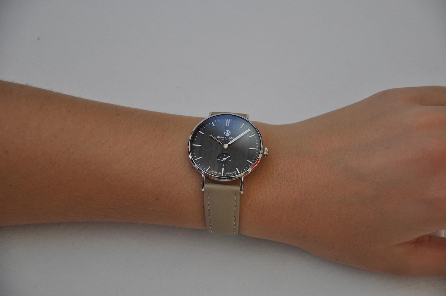 Echtlederarmband „Beige“